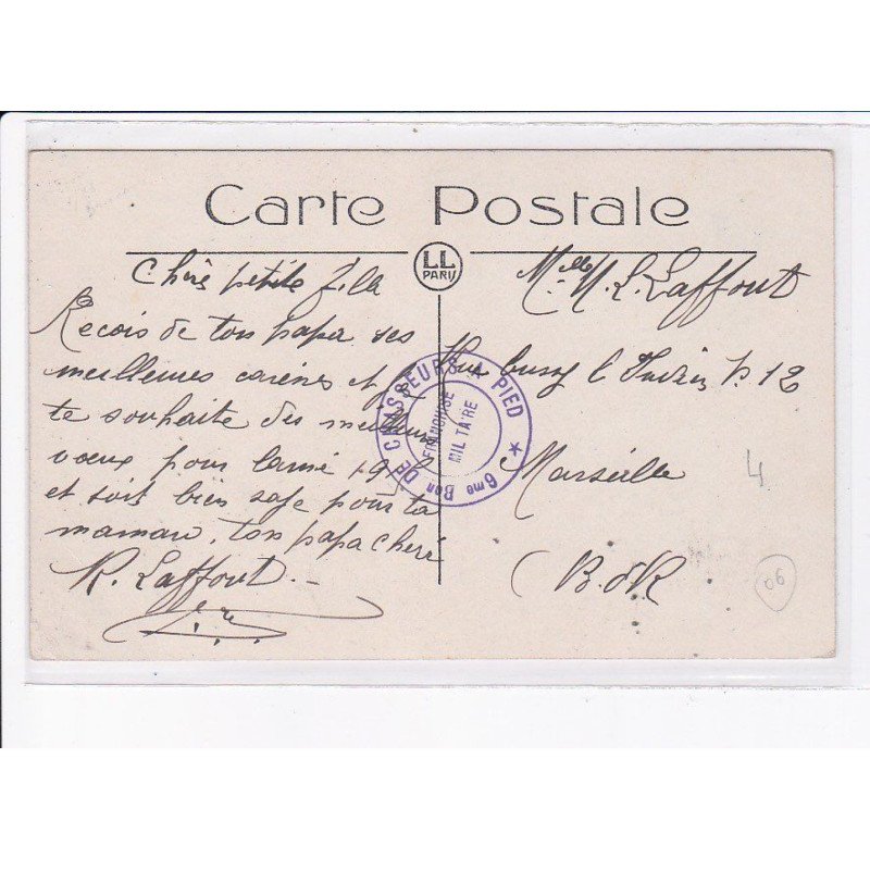 CACHET: 6e de chasseurs à pied - très bon état