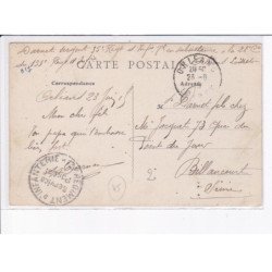 CACHET: infanterie 131e régiment - très bon état