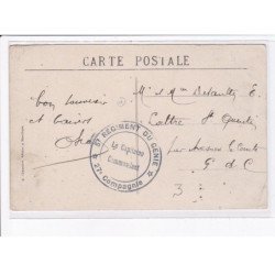 CACHET: 5e régiment du génie, 27e compagnie, le capitaine commandant - très bon état