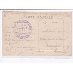 CACHET: 81e régiment d'artillerie lourde, 80" batterie, fort de noisy - très bon état