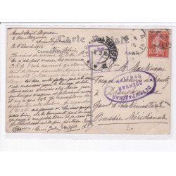 CACHET: censure militaire de petrograd (écrit en russe) - très bon état