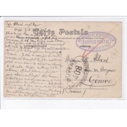 CACHET: 39e régiment d'infanterie, service postal, dieppe - très bon état