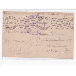 CACHET: commission militaire, saint-pierre des corps, gare de tours - très bon état