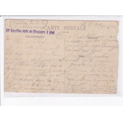 CACHET: 22e bataillon alpin de chasseurs à pied - très bon état