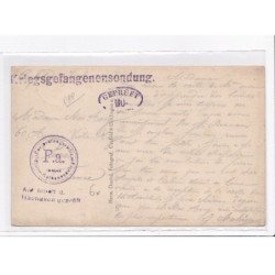 CACHET: kriegsgefangenensendung, F.A., gepruft MU - très bon état