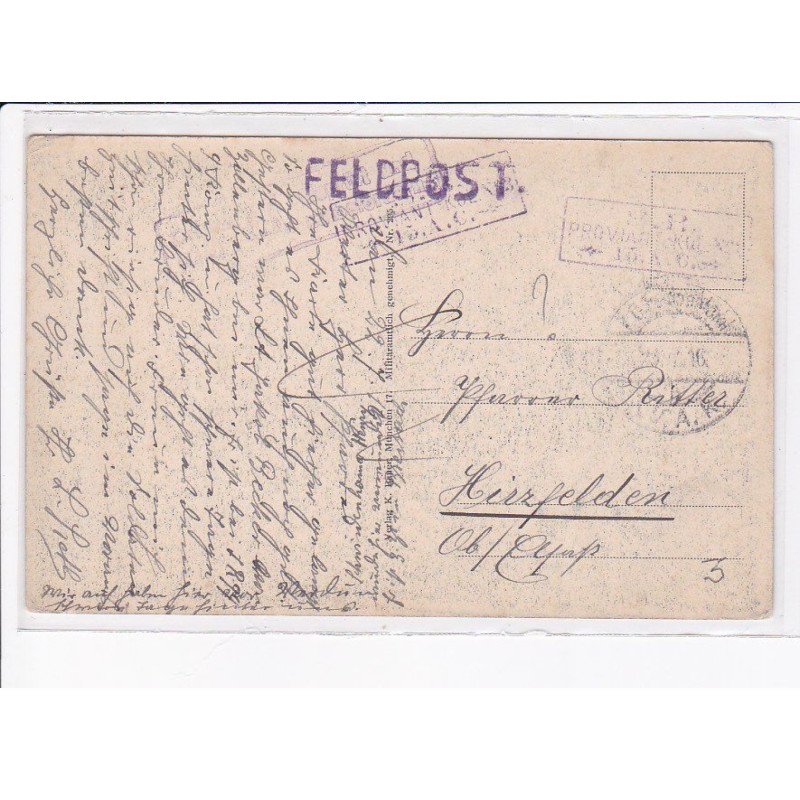 CACHET: feldpost - très bon état