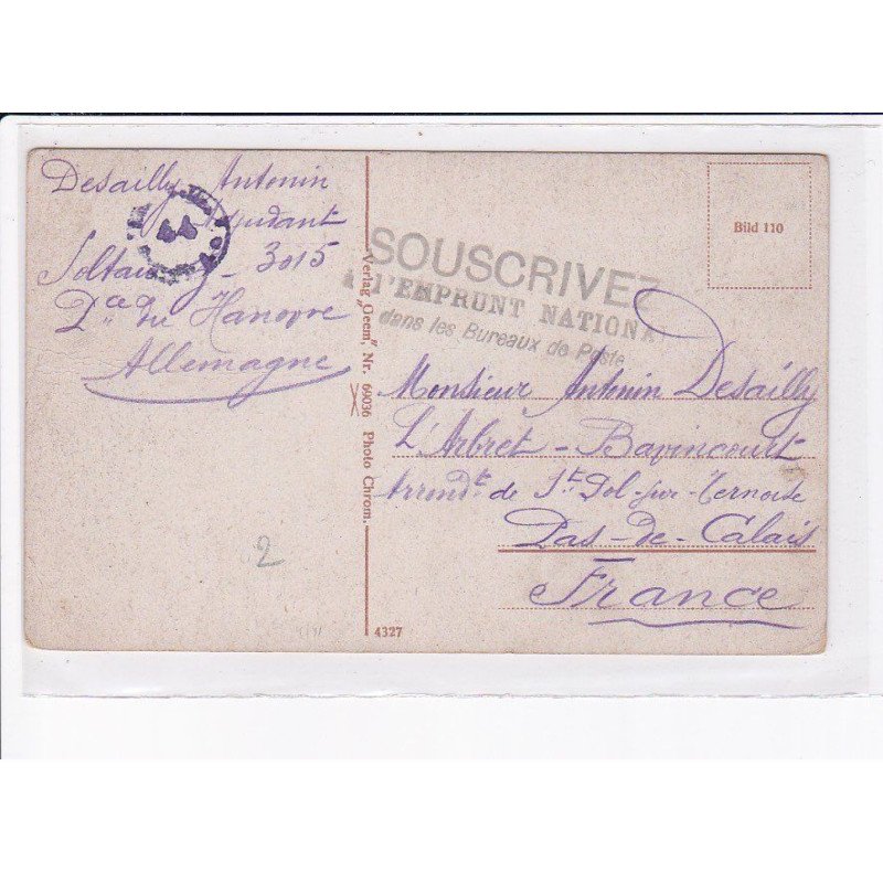 CACHET: souscrivez à l'emprunt national dans les bureaux de poste - très bon état