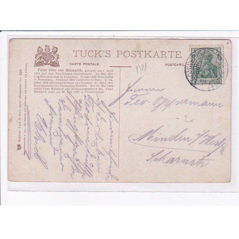 CACHET: schwerin - très bon état