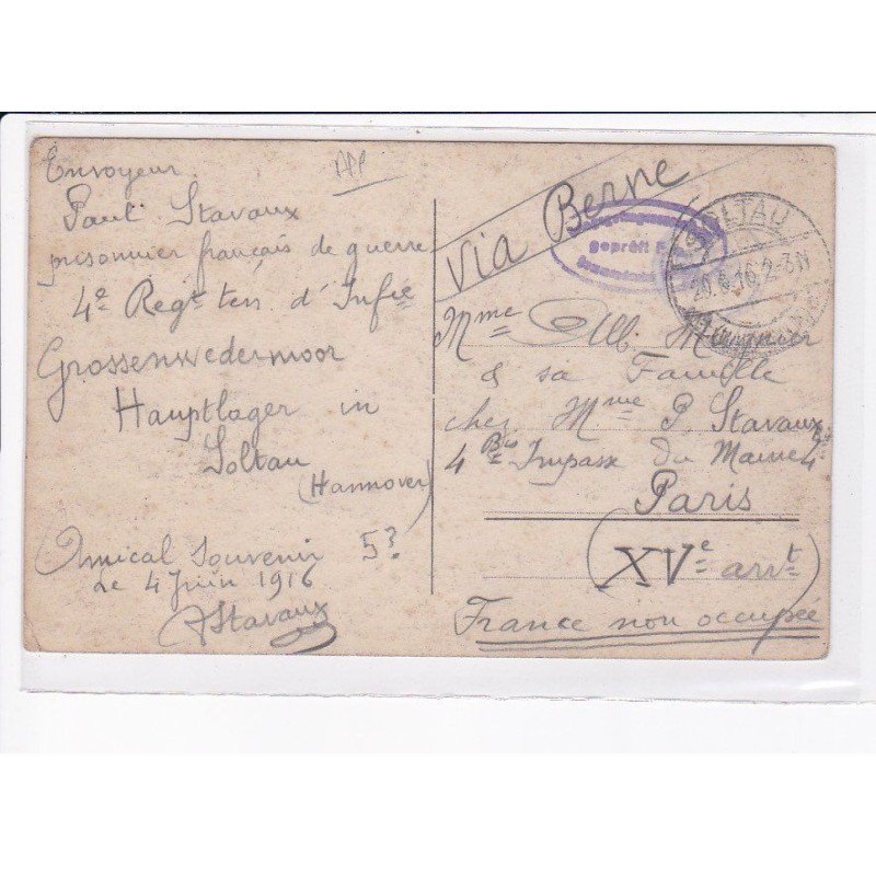 CACHET: - très bon état