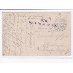 CACHET: S.B. bayr 6. res inf. - très bon état