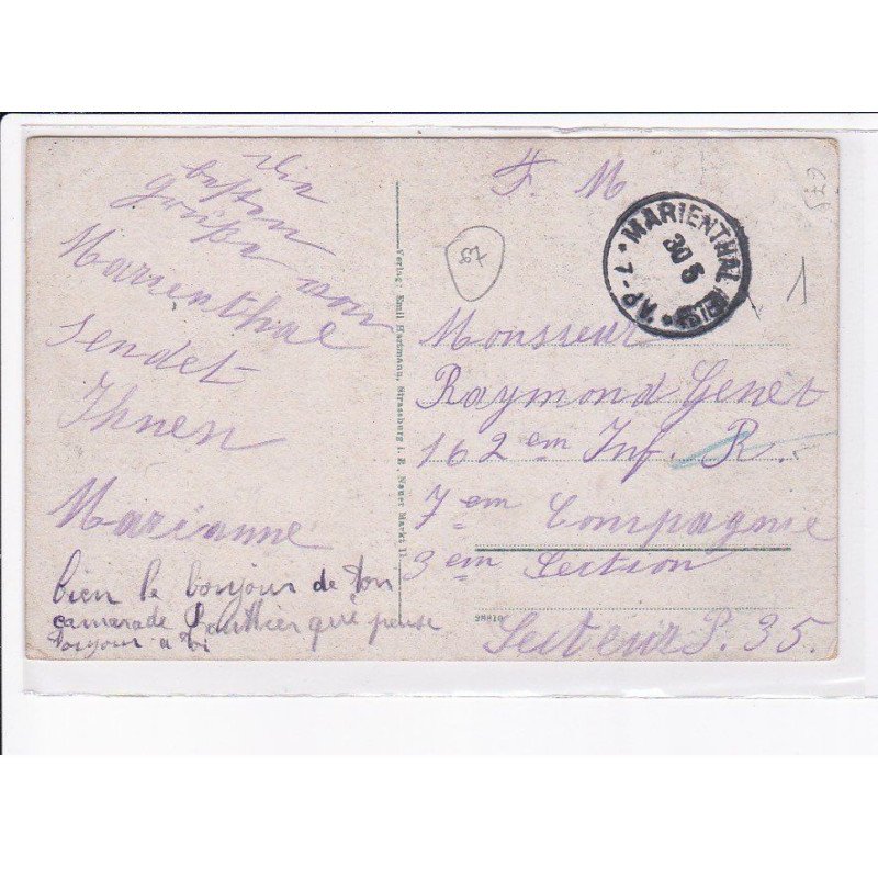 CACHET: marienthal AP 7 - très bon état