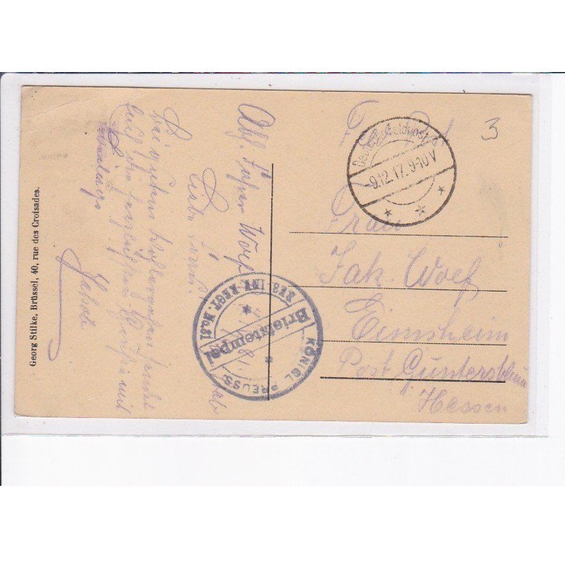 CACHET: konigsl preuss briefstempel - très bon état