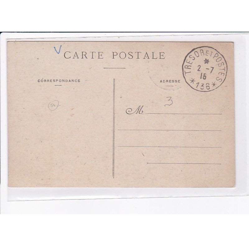 CACHET: tresor et poste 136 - très bon état