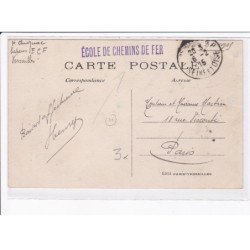 CACHET: école de chemins de fer - très bon état