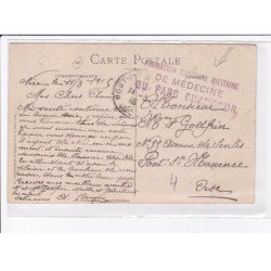 CACHET: formation sanitaire militaire de médecin du parc chandrun - très bon état