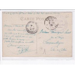 CACHET: dépôt 151e d'infanterie, infirmerie, médecin chef du service, quimper - très bon état