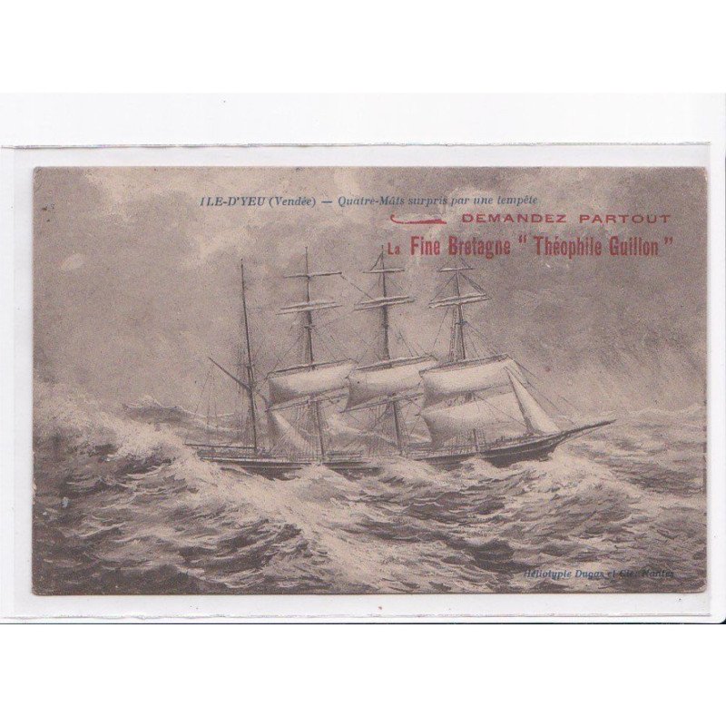 CACHET: demandez partout, la fine bretagne "Théophile Guillon", dépôt de convalescent - très bon état