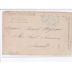 CACHET: 15e régiment d'infanterie territorial, 9e compagnie - très bon état