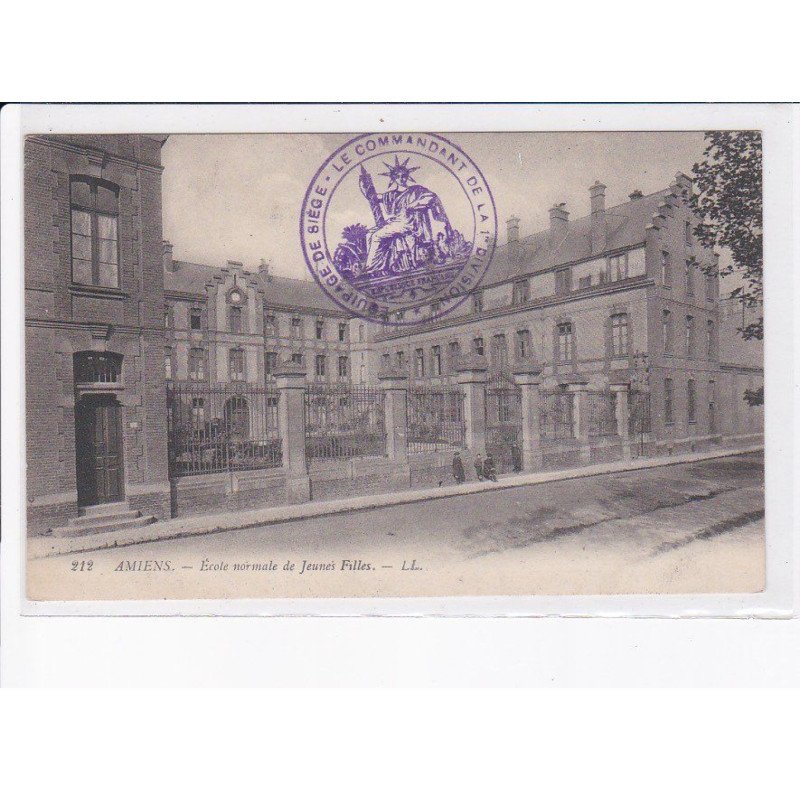 CACHET: le commandant de la division, équipage de siège - très bon état