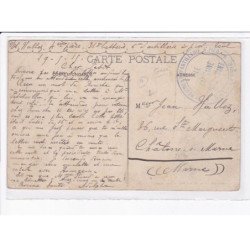 CACHET: le capitaine commandant, 8e régiment d'artillerie à pied - très bon état