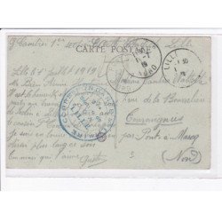 CACHET: correspondance militaire, section de C.O.A. lille - très bon état