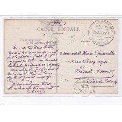 CACHET: dépôt du 185e régiment d'infanterie, confolens, service postal - très bon état