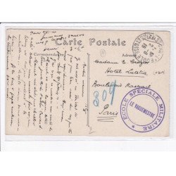 CACHET: école spéciale, militaire, le vaguemestre - très bon état