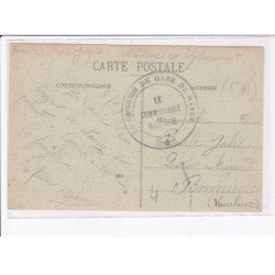 CACHET: commission de gare de nangy, le commissaire militaire - très bon état