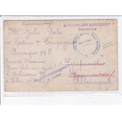 CACHET: kriegsgefangenen sendung geprüft - très bon état