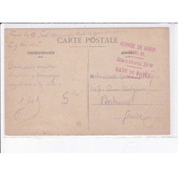 CACHET: service de garde C.V.C. section B gare de nancy - très bon état