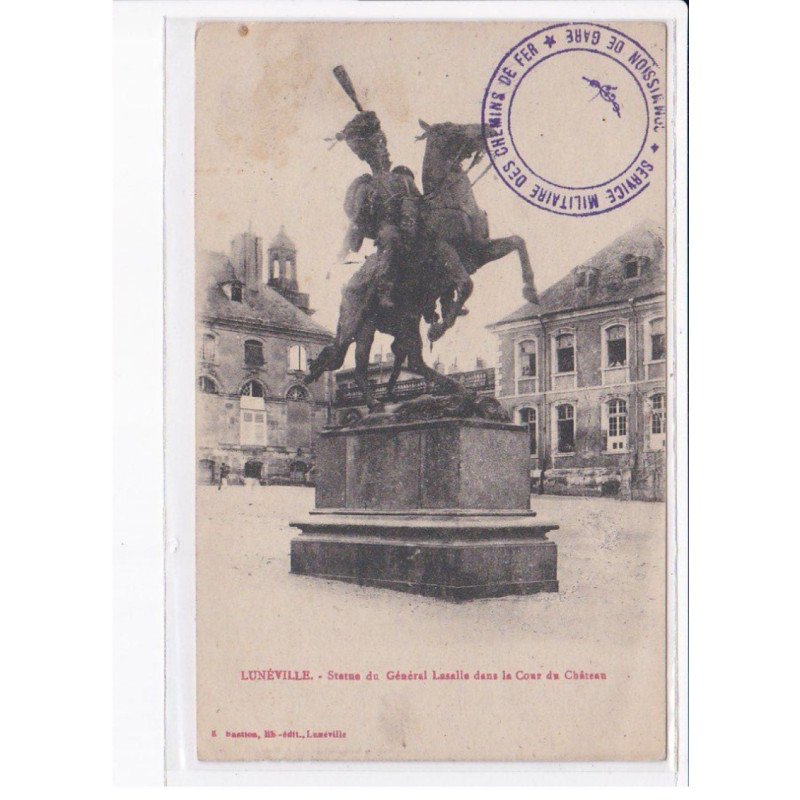 CACHET: service militaire des chemins de fer, commmission de gare - très bon état