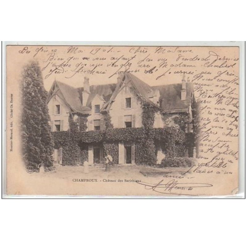 CHAMPROUX : château des Barithieux - très bon état