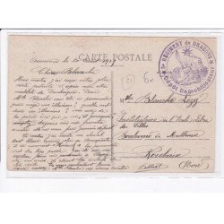 CACHET: 5e régiment de dragons, dépôt démobilisateur - très bon état