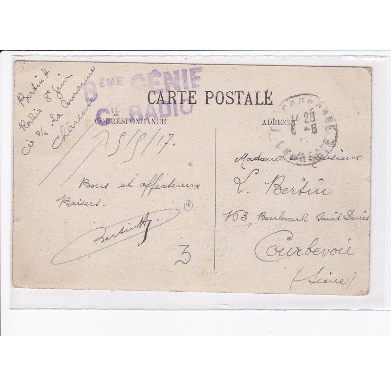 CACHET: 8e génie, Cle radio - très bon état