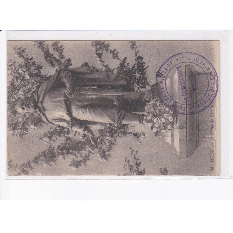 CACHET: commissaire militaire, services des chemins de fer - très bon état