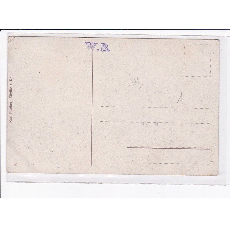 CACHET: W.B. - très bon état