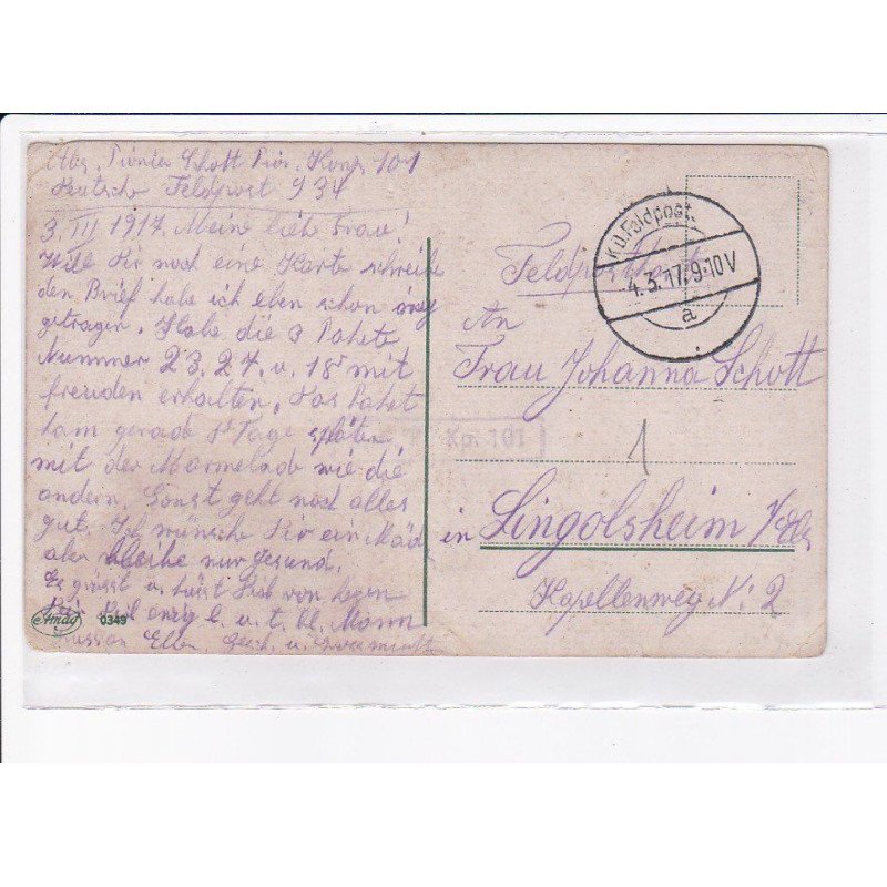 CACHET: 4.3. 17. 9-10V - très bon état