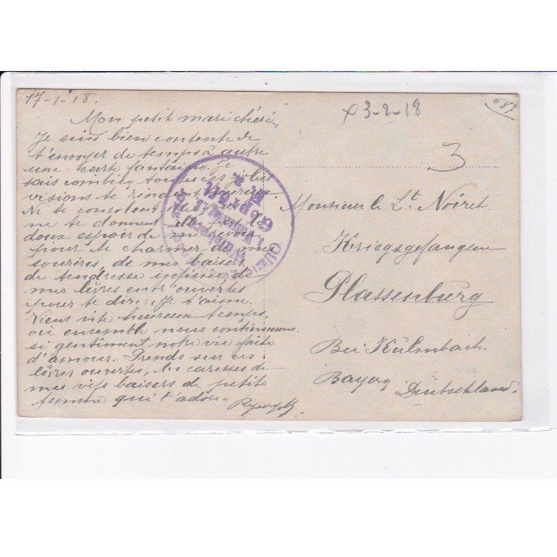 CACHET: Wülberg gebrüft - très bon état