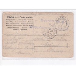 CACHET: gebrüft n°26, F.A. kriegsgefangenenslager dillingen - très bon état