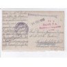 CACHET: kriegsgefangenensendung geprüft F.A. postüberwachungsstelle armee - très bon état