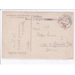 CACHET: k. u. k. feldpostamt 608 - très bon état