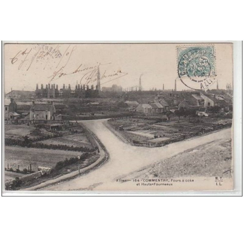 ALLIER : COMMENTRY : fours à coke, et haut fourneaux - très bon état