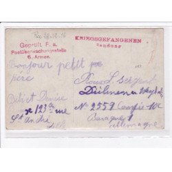CACHET: kriegsgefangenen dandung, geprüft F.a postüberwachungsstelle 6 armee - très bon état