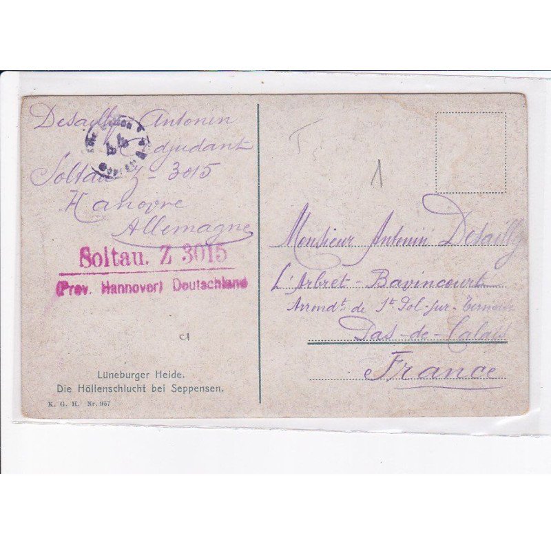 CACHET: boltau z 3015 prev hannover - très bon état