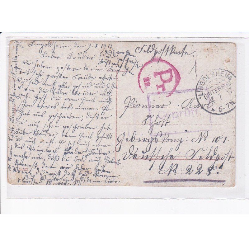 CACHET: Pr. geprüft 6-7N - très bon état