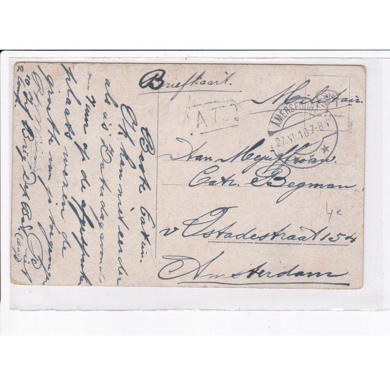 CACHET: A75 (?) 27. V 16 7-8V - très bon état