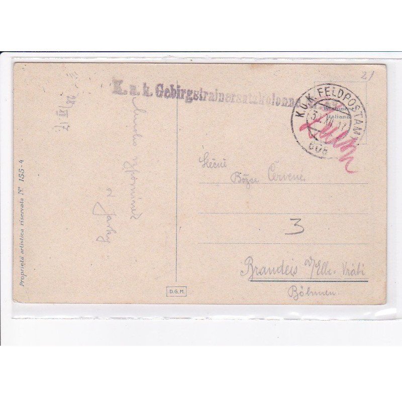 CACHET: K.N.K. gebirgstrainersatakolonne - très bon état
