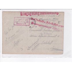 CACHET: kriegsgefangonensendung, geprüft 35 münster - très bon état