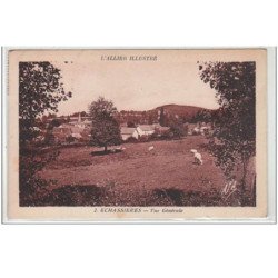 L'ALLIER ILLUSTRE : ECHASSIERES : vue générale - très bon état