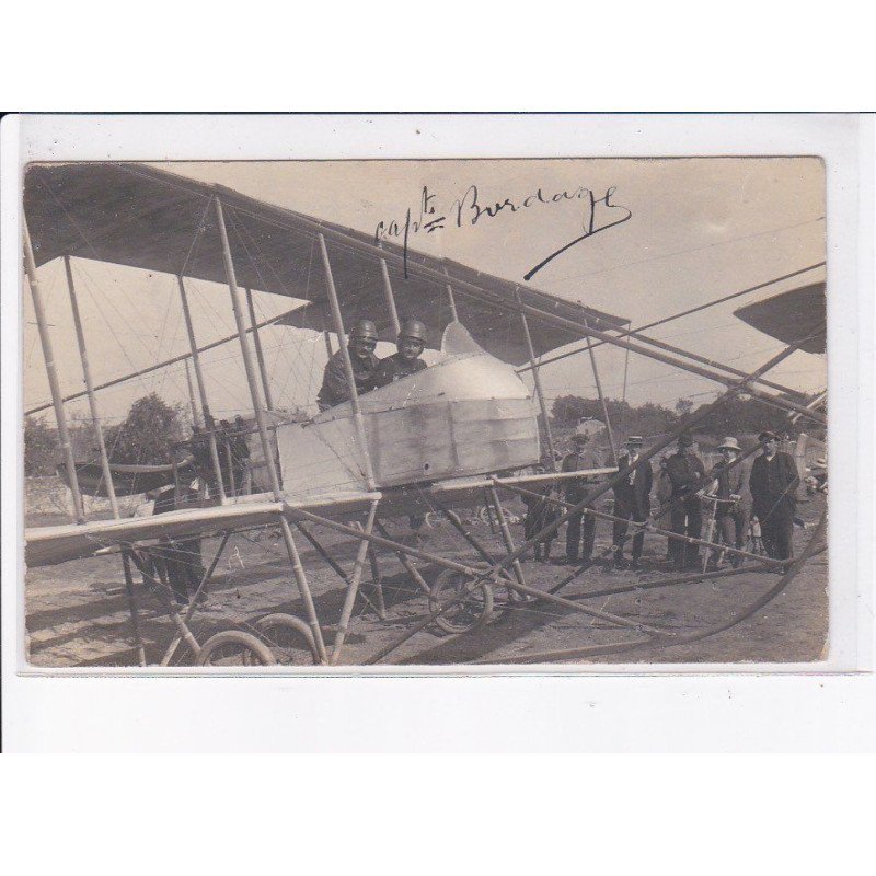 AVIATION AUTOGRAPHE: capitaine Bondage - très bon état